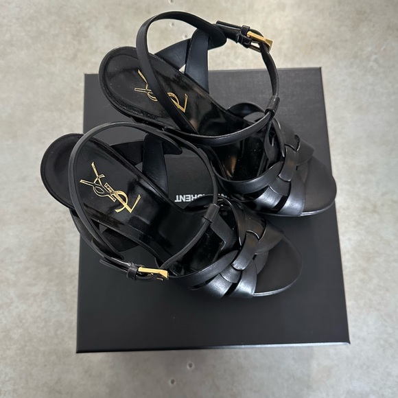 YVES SAINT LAURENT TRIBUTE PLATFORM HEELS 🔥 - Picture 2 of 10